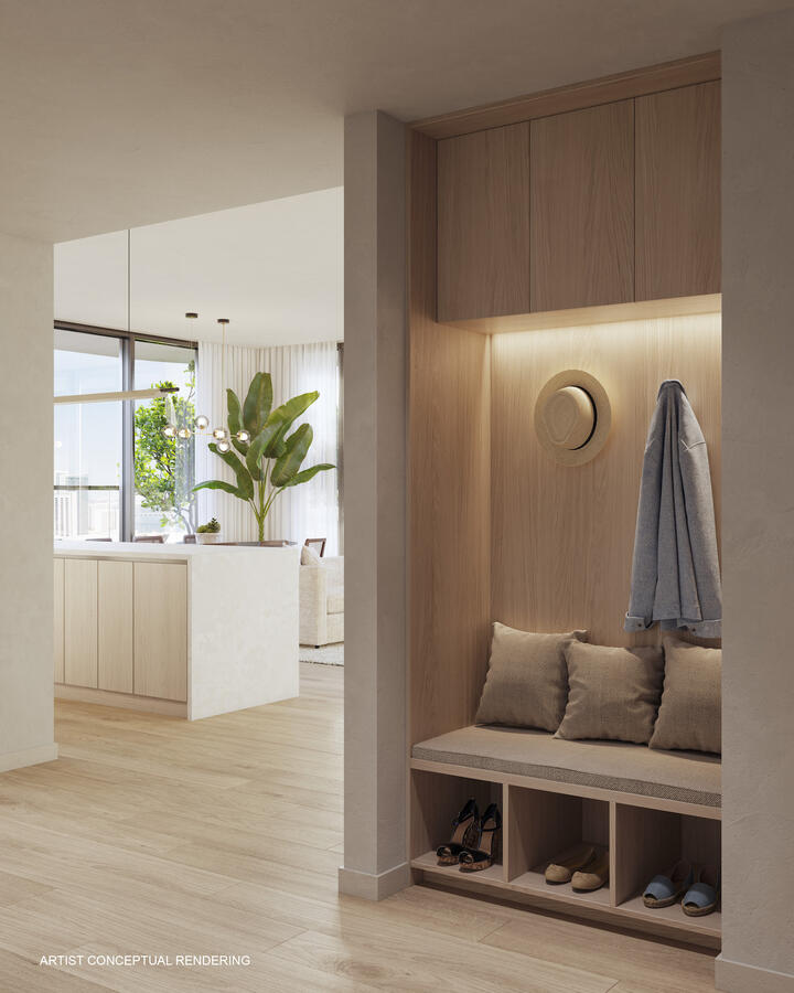 Owner closets in every residence